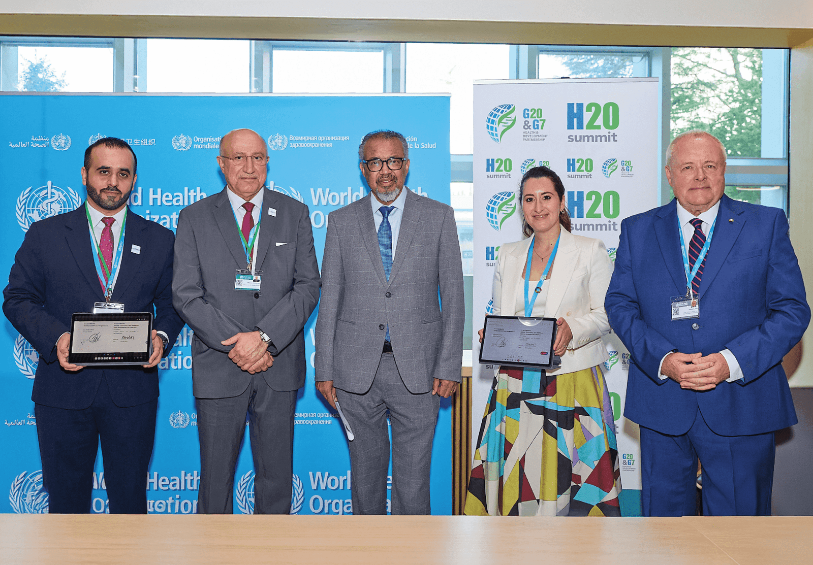 منظمة ديهاد المستدامة تشارك في قمة H20 للصحة في جنيف