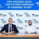 With an investment of 92 million dirhams. Omega Seki Mobility launches its first factory outside India in Jaffza
