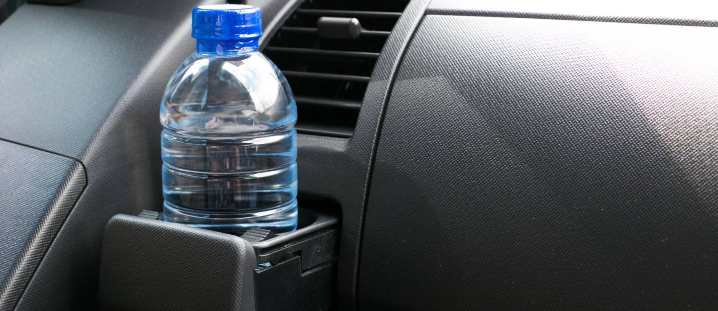 Do not leave the water bottle in the car. Don't drink it either 