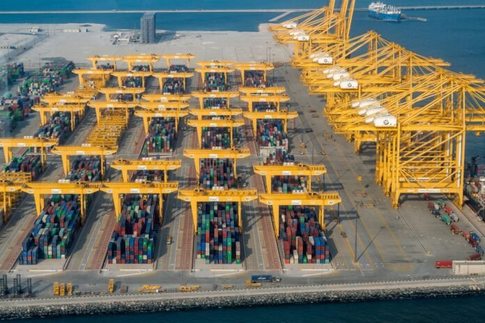 106 international ports and a contribution exceeding 135 billion dirhams. The maritime sector is a fundamental pillar of the UAE economy