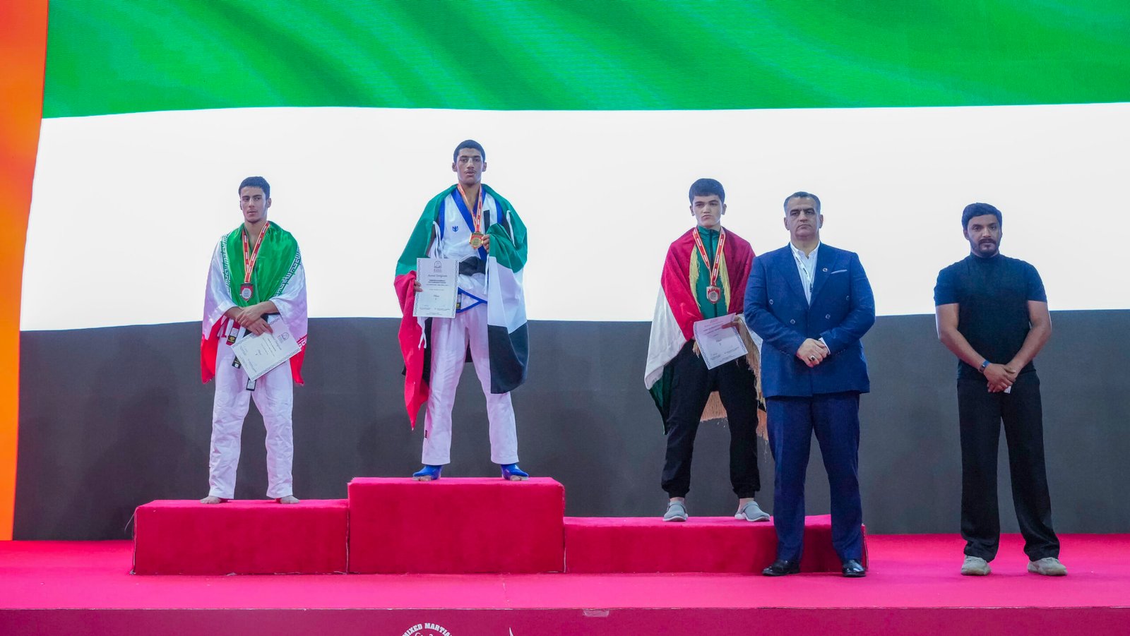 UAE national team won four medals and finished fourth in the Asian Youth Mixed Martial Arts Championship.