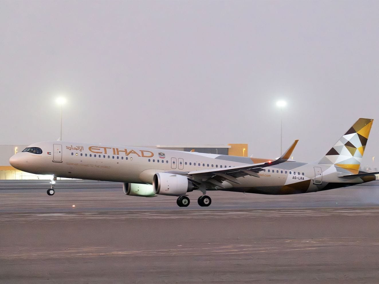 أول طائرة "A321LR" تابعة الاتحاد للطيران تدخل الخدمة مطلع أغسطس