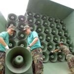 A gesture of calm.. Seoul begins dismantling border loudspeakers