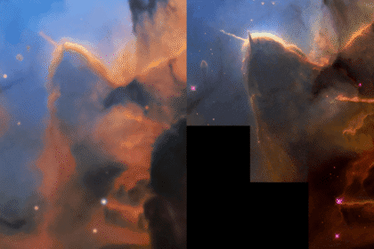 من صحراء أبوظبي.. صورة فلكية تُظهر مولد نجم جديد داخل "السديم الثلاثي"