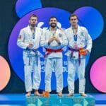 Colored medals for Jiu-Jitsu champions
