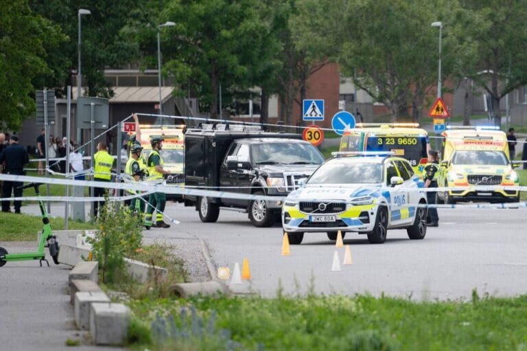 Sweden.. Two people were injured in a shooting near a mosque in Stockholm