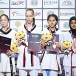 Sharjah Women's Sports Clubs win 3 medals in Kazakhstan International Taekwondo