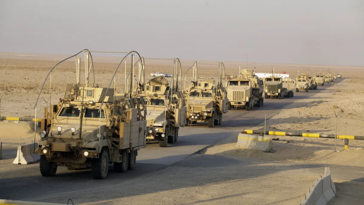 America is continuing to withdraw from Iraq