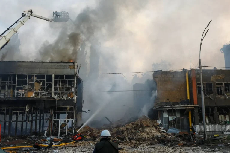 Hundreds of drones and missiles.. Russian bombing targets Ukrainian cities  