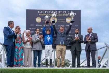 الجواد " الزير" يتوج بلقب كأس رئيس الدولة للخيول العربية في بلجيكا 