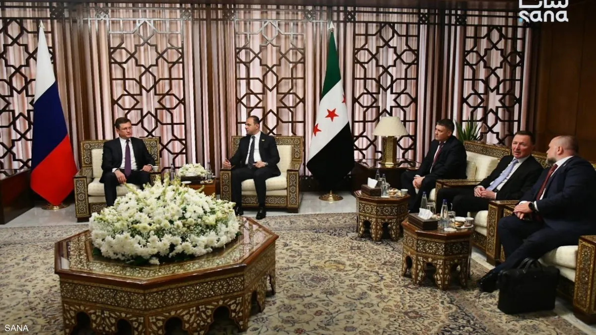 A high-level Russian delegation arrives in Damascus