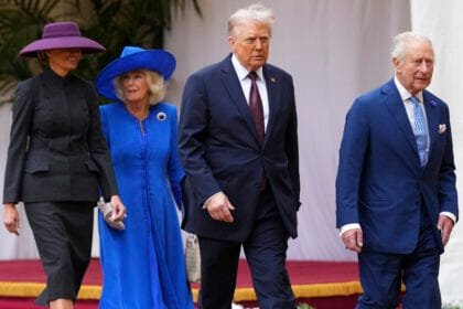 Trump and Melania arrive at Windsor Castle to meet King Charles
