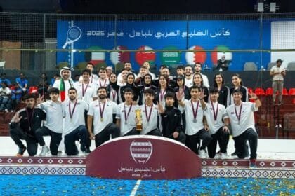 منتخب الإمارات بطلاً لكأس الخليج العربي لـ البادل