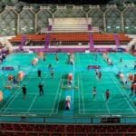 The Al Ain Masters Badminton Championship witnesses the participation of elite international stars.