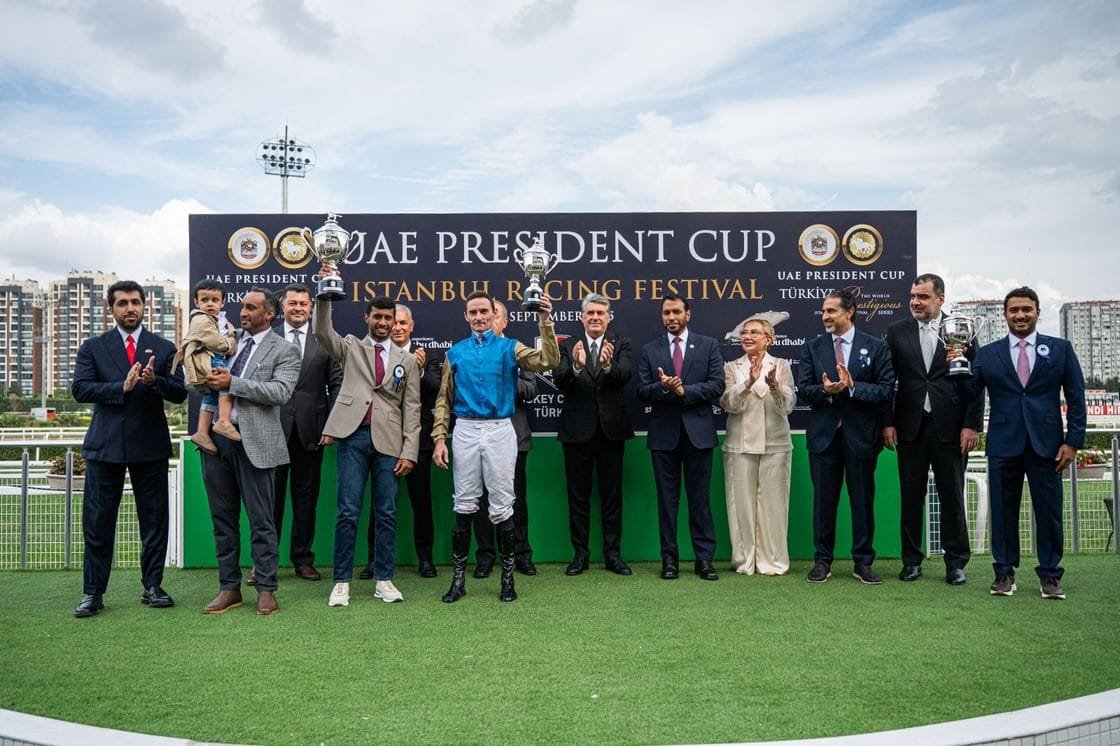 The mare "RB Mary Laila" flies with the title of President's Cup for Arabian Horses in Turkey