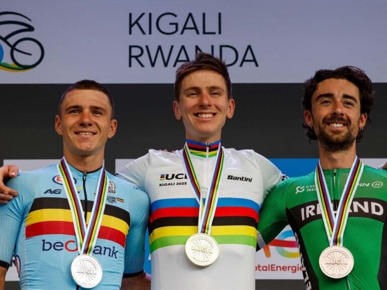 الإمارات للدراجات يتوج بلقب بطولة العالم لسباق الطريق في رواندا