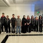 The UAE national team participates with 8 male and female players in the Asian Karate Championship in China 