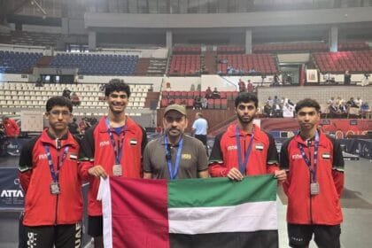 منتخب الإمارات يحصد 5 ميداليات في البطولة العربية لكرة الطاولة