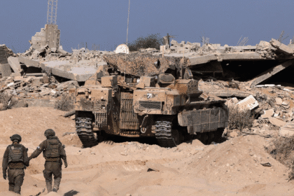 Partial withdrawal of the Israeli army from the Gaza Strip