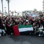The UAE triathlon team participates in the World Championships in Australia