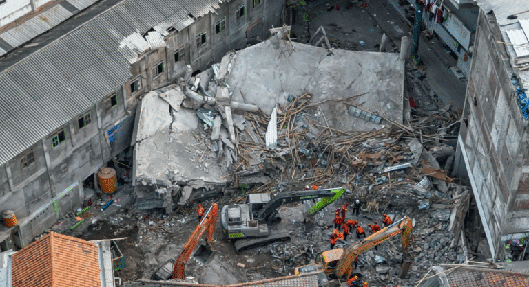 54.. New death toll from school collapse in Indonesia