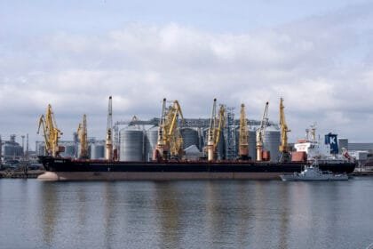 Russian strike on warship maintenance dock in Odessa