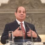 Sisi: There is no peace without establishing a Palestinian state. Our army is not afraid of challenges