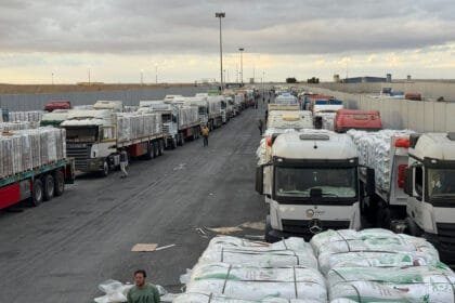 From Rafah crossing.. Humanitarian aid begins to enter Gaza