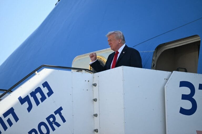 After announcing that the war in Gaza was "over".. Trump arrives in Israel