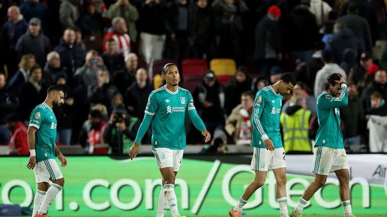 Liverpool and Brentford