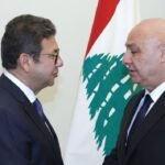 الرئيس اللبناني يستقبل رئيس المخابرات المصرية