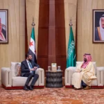 Al-Sharaa discusses with Mohammed bin Salman
