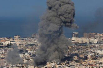 On Netanyahu's orders, Israel launches intensive airstrikes on Gaza.