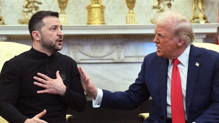 Trump and Zelensky (Photo/Newswires)
