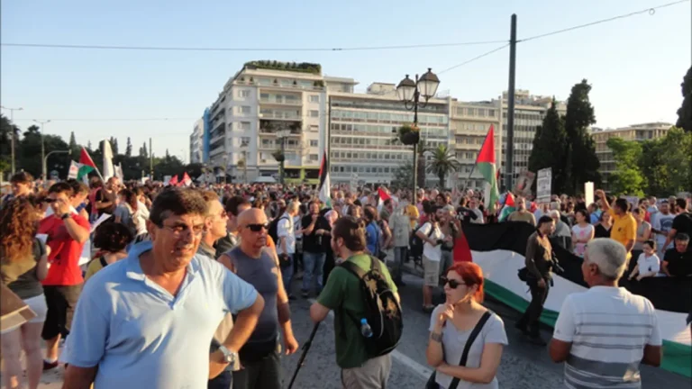 Greece's solidarity with Palestine
