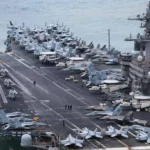 US aircraft carrier