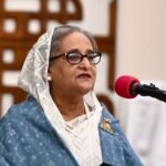 The ousted Prime Minister of Bangladesh, Sheikh Hasina