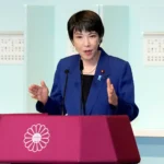 Sanae Takaichi, leader of the Liberal Democratic Party