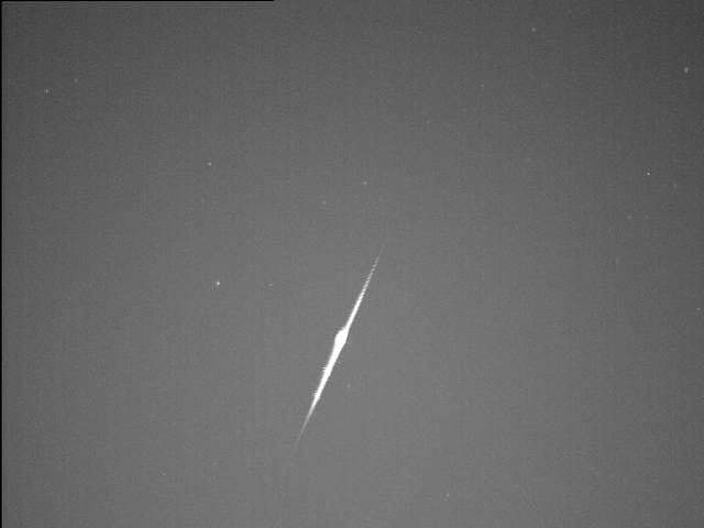 In cooperation with NASA.. The Emirates Meteor Monitoring Network documents the "Dragon" shower