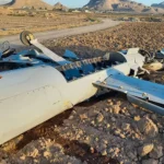 Archive photo - A drone shot down near a US base in Estonia