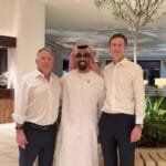 طحنون بن زايد يلتقي ويتكوف وكوشنر