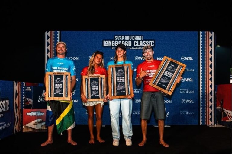 Abu Dhabi "Longboard Classic" concludes its second edition and crowns the winners
