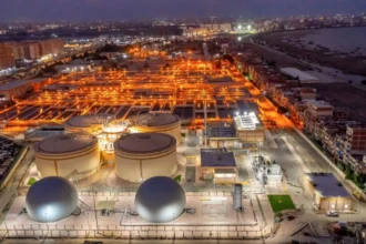 Sludge treatment project at the Eastern Wastewater Treatment Plant in Alexandria