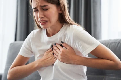 How do solar storms affect heart attacks among women?