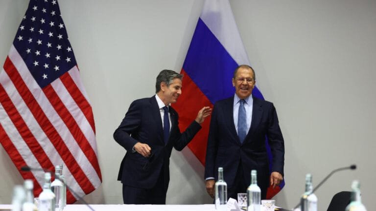 US Secretary of State and his Russian counterpart