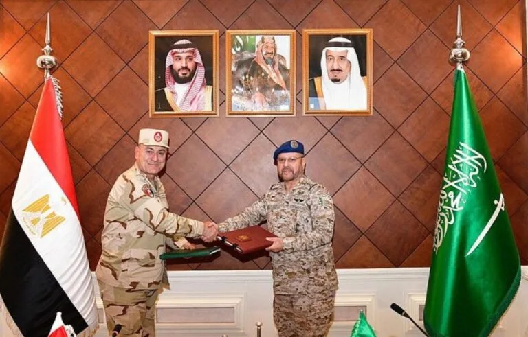 Egypt and Saudi Arabia affirm strengthening cooperation and defense and  military partnership