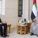 Mansour bin Zayed receives Chairman of the Board of Directors of the French CMACGM Group