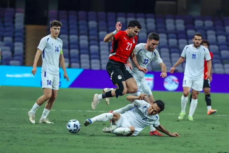 Egypt's national team loses to Uzbekistan 2-0 in a friendly match