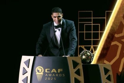 Achraf Hakimi wins the 2025 African Player of the Year award
