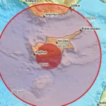 A second earthquake struck Cyprus today, with no reported casualties